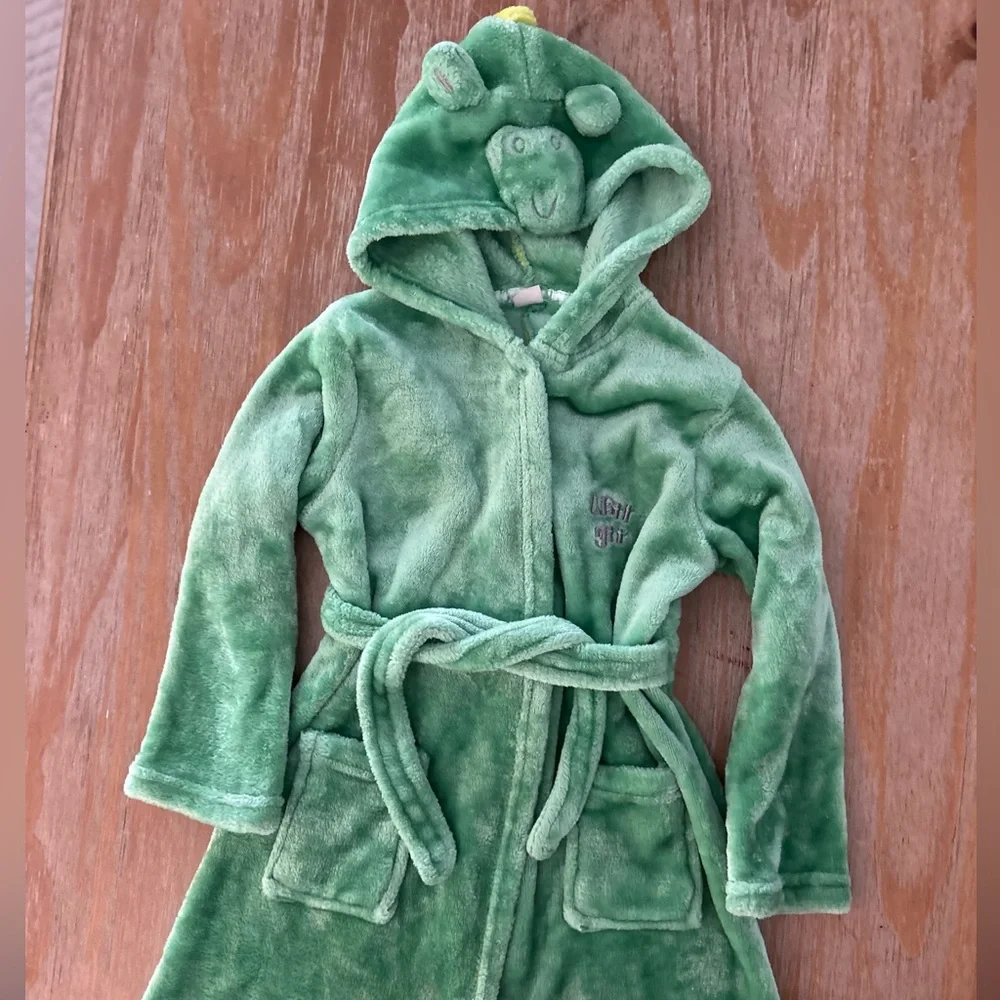Alligator Hooded Plush Robe